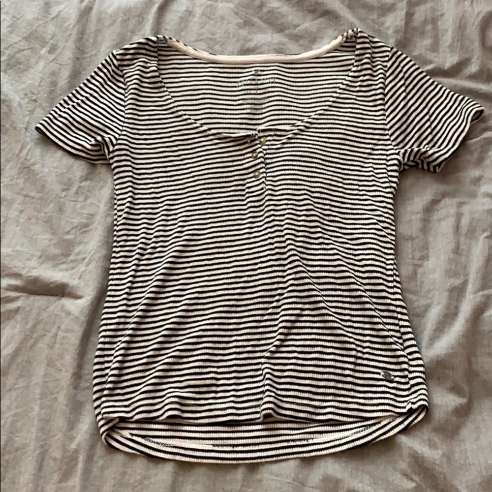 Striped American Eagle Top